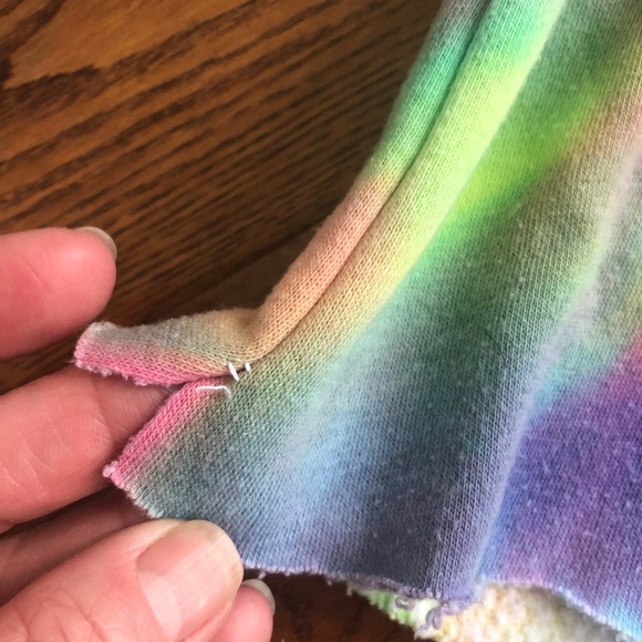 Sale: 5 for $10 - Time and Tru Tie Dye Crop Sweatshirt - Picture 6 of 8